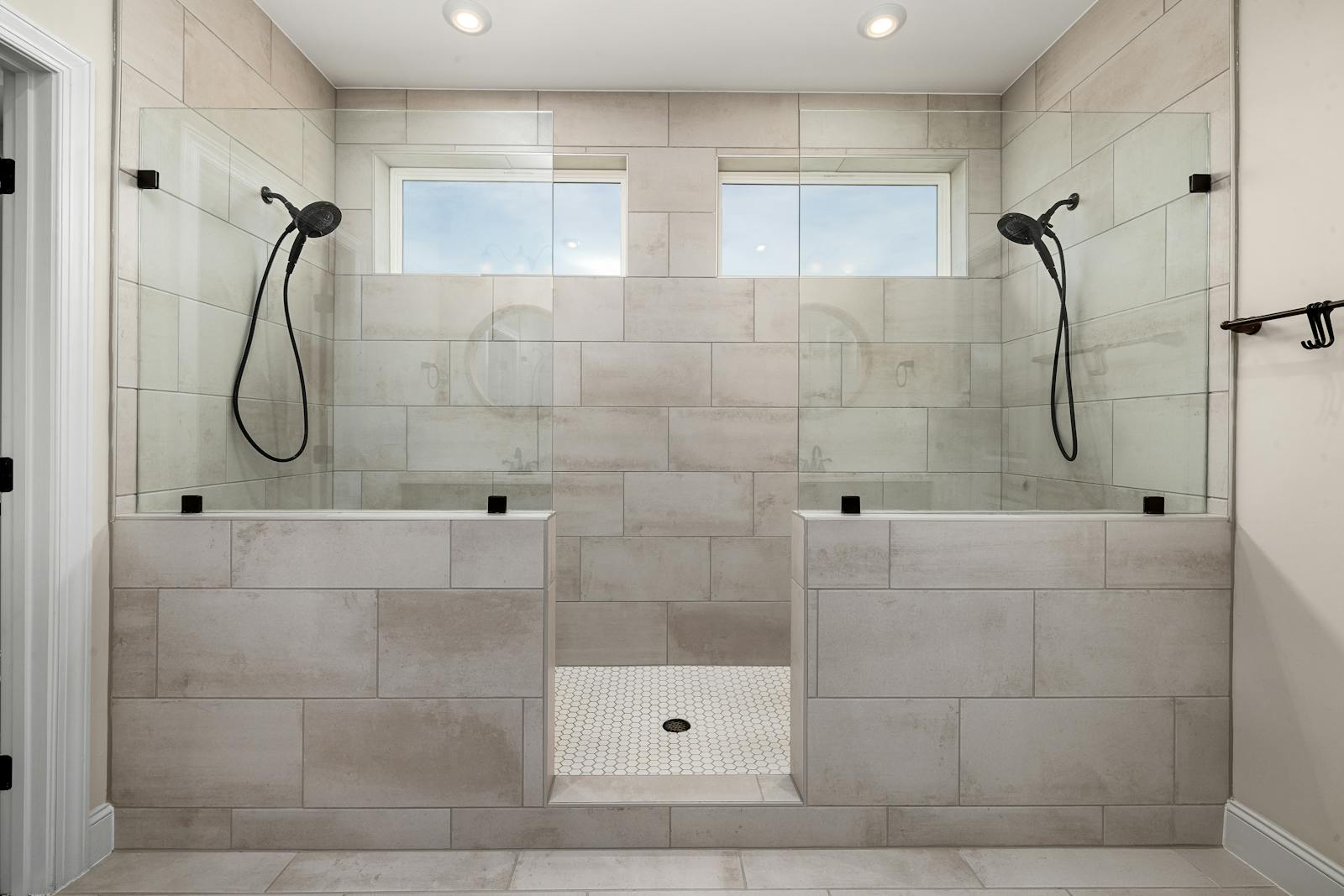 Tiles and Showers in a Bathroom